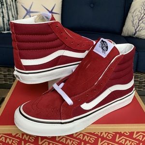 vans vintage suede sk8-hi slim